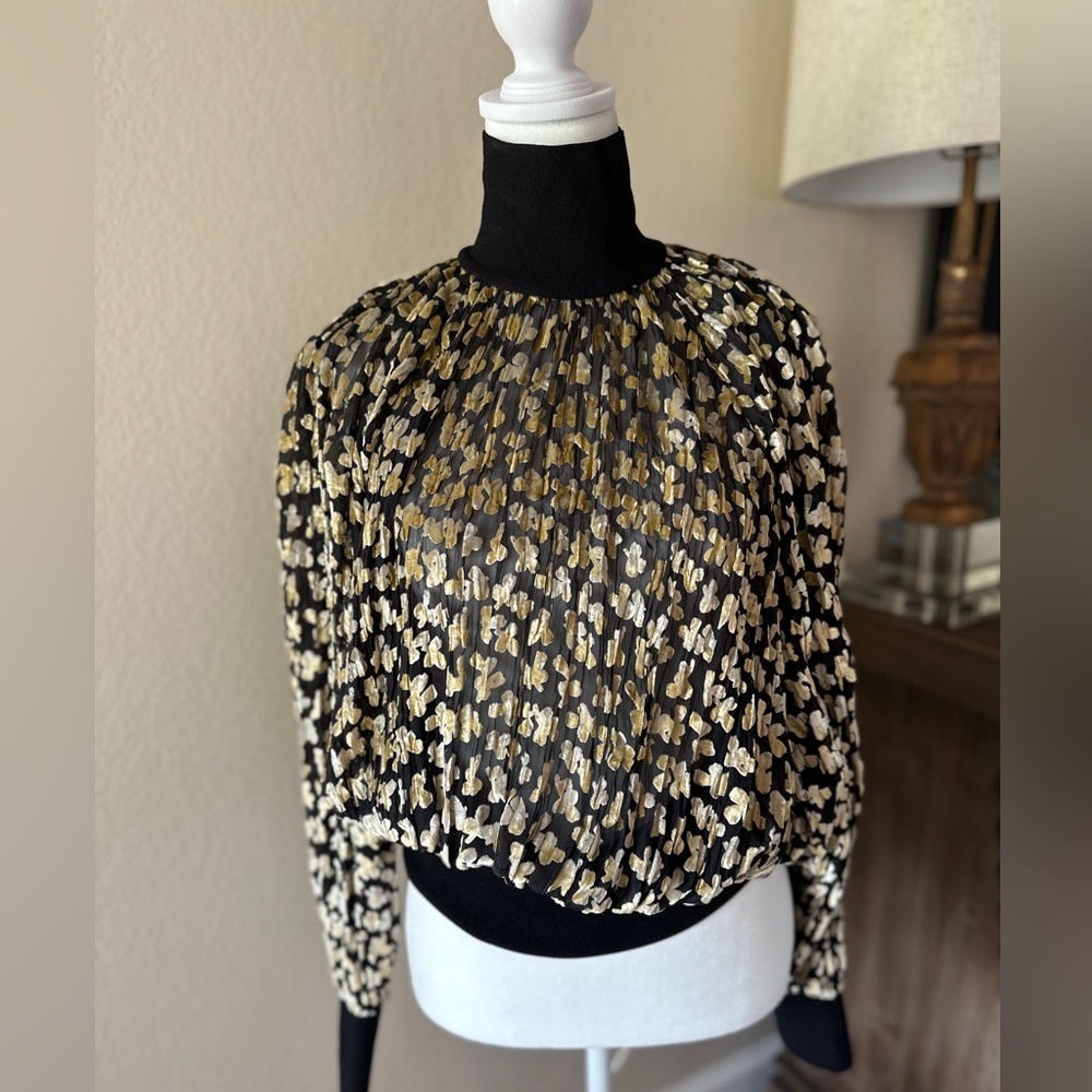 TORY BURCH COLLAR BLOUSE/ Sz 8